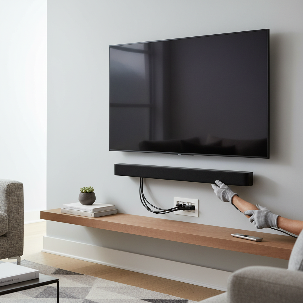 Seamless Sound: How to Hide Soundbar Wires in Wall DIY for a Clean Setup
